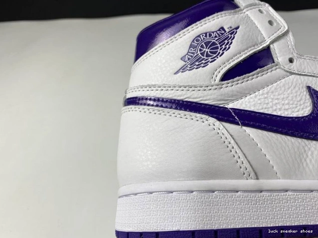 Rep LUCY RETRO CD0461-151 HIGH 1 AIR PURPLE JORDAN COURT 0629